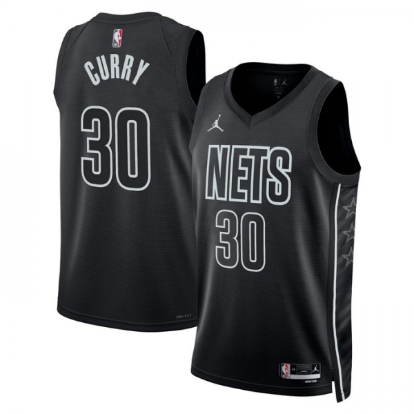 Brooklyn Nets Trikot Seth Curry 30 Jordan 2022-23 Statement Edition Schwarz Swingman - Herren Brooklyn Nets Trikot Seth Curry 30 Jordan 2022-23 Statement Edition Schwarz Swingman - Herren